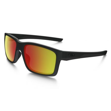 OAKLEY szemüveg MAINLINK Matte Black/Rubinred Iridium polar