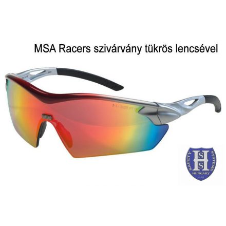 MSA Racers védőszemüveg, Sightgard Szivárványos (Red Rainbow) lencsével