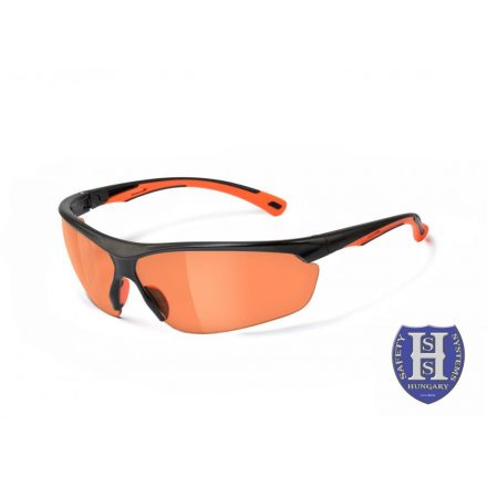 MSA Move védőszemüveg, Sightgard UV400 Narancs (Orange) színű lencsével