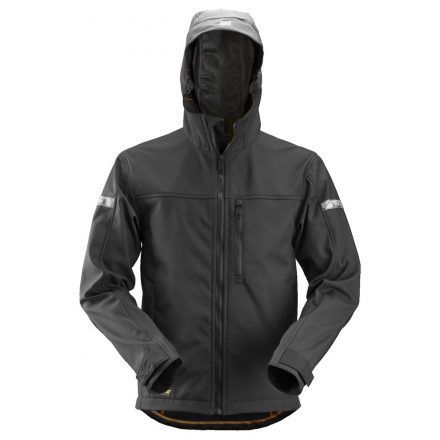 1229 Snickers AllroundWork softshell dzseki, kapucnival, fekete, S