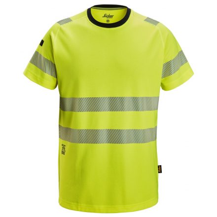 2539 Snickers High-Vis rövidujjú póló, CL2 sárga