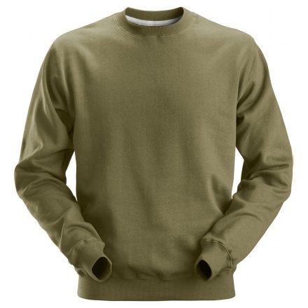 2810 Snickers Pulóver, khaki zöld, 3XL