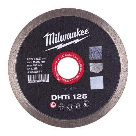 Milwaukee Gyémánt vágótárcsa DHTi 125 x 22,2 mm