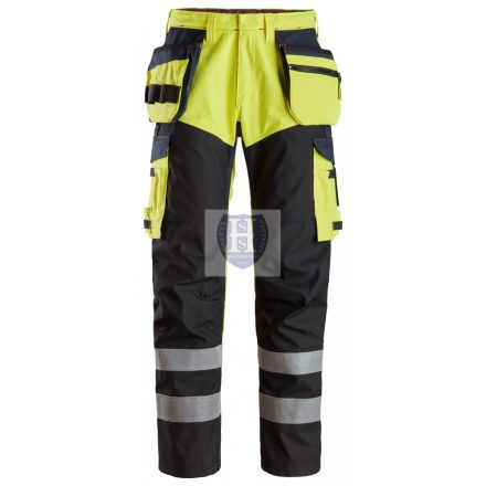 6265 Snickers, ProtecWork, nadrág Reinforced Front of Leg, High-Vis Class 1