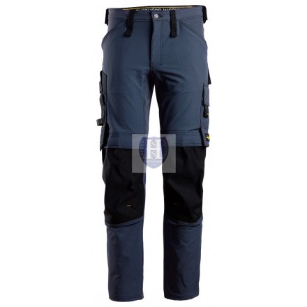 6371 Snickers AllroundWork Full Stretch derekas nadrág, navy/fekete, 60