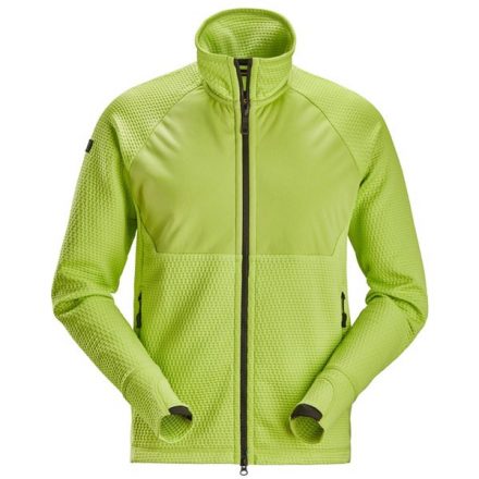 8404 Snickers FlexiWork cipzáras, Midlayer dzseki, Lime, XL