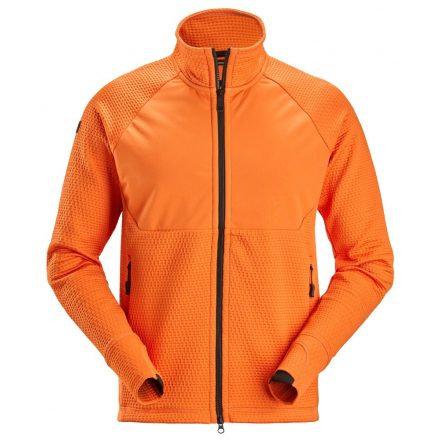 8404 Snickers FlexiWork cipzáras, Midlayer dzseki, Warm Orange, XL