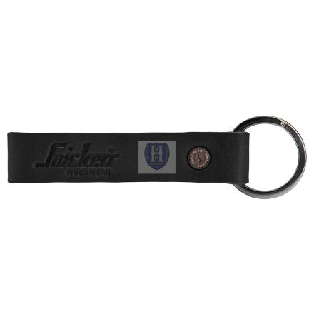 9751 Snickers Leather Keyring (bőr kulcstartó), fekete